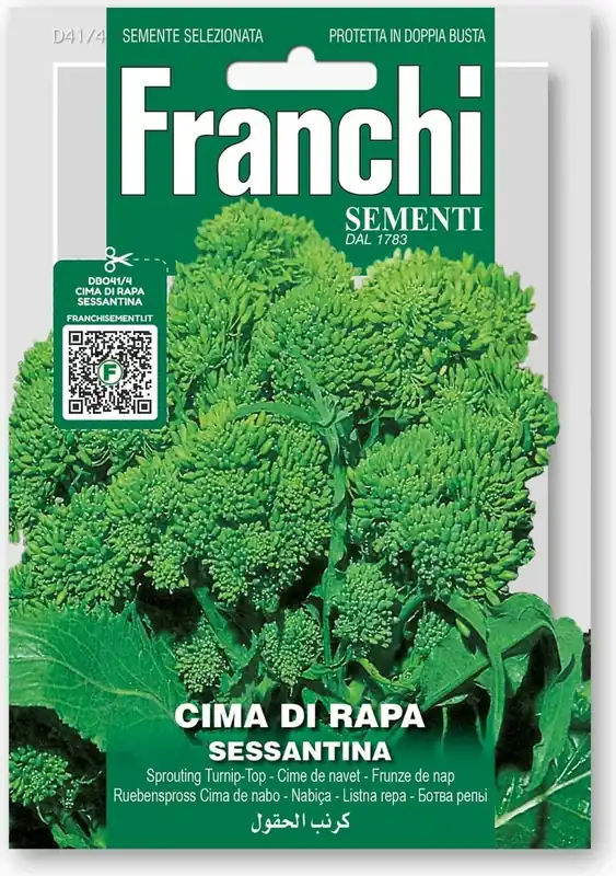 Franchi Sementi Koolraap "Sessantina" - Direct bestellen
