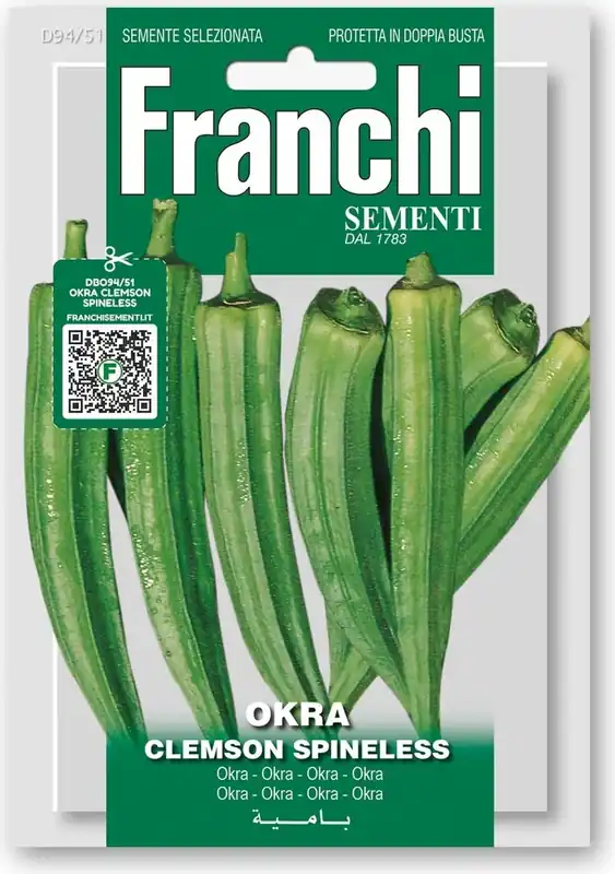 Franchi Sementi Okra “Clemson Spineless” | Direct kopen