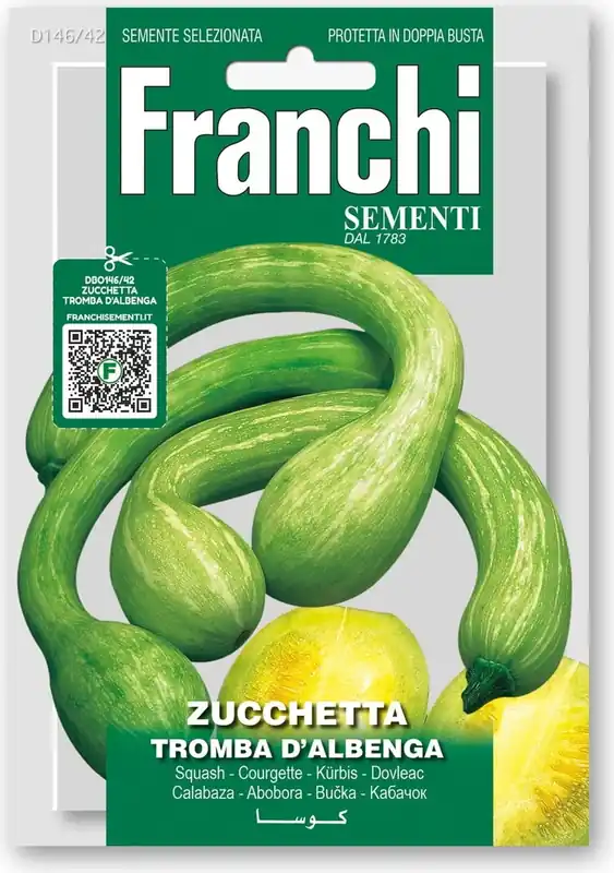 Franchi Sementi Pompoen "Tromba d‘Albenga" - Klaar voor verzending
