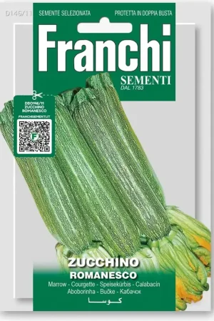 Franchi Sementi Courgette "Romanesco" - Eenvoudig retourneren