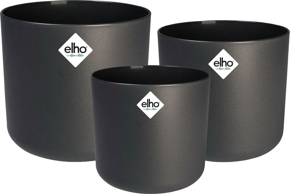 Rechtstreeks van de fabrikant - elho b.for soft rond set - antraciet