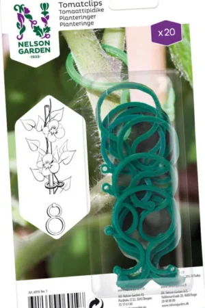 Nelson Garden Tomatenclips Groen 6 cm, 20 Stuks. | Scherp geprijsd