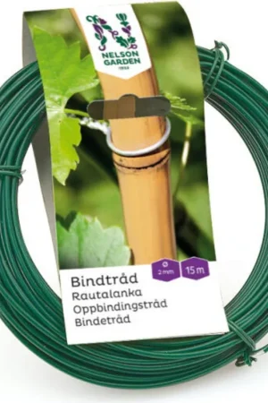 Extra voordeel - Nelson Garden Binddraad Staal/Kunststof Groen Ø 2 mm, 15 Meter