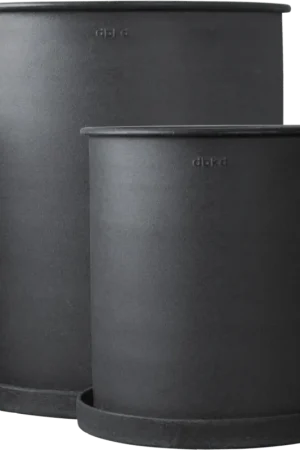 DBKD PLANT POT Large 2-Set, black - Shop nu