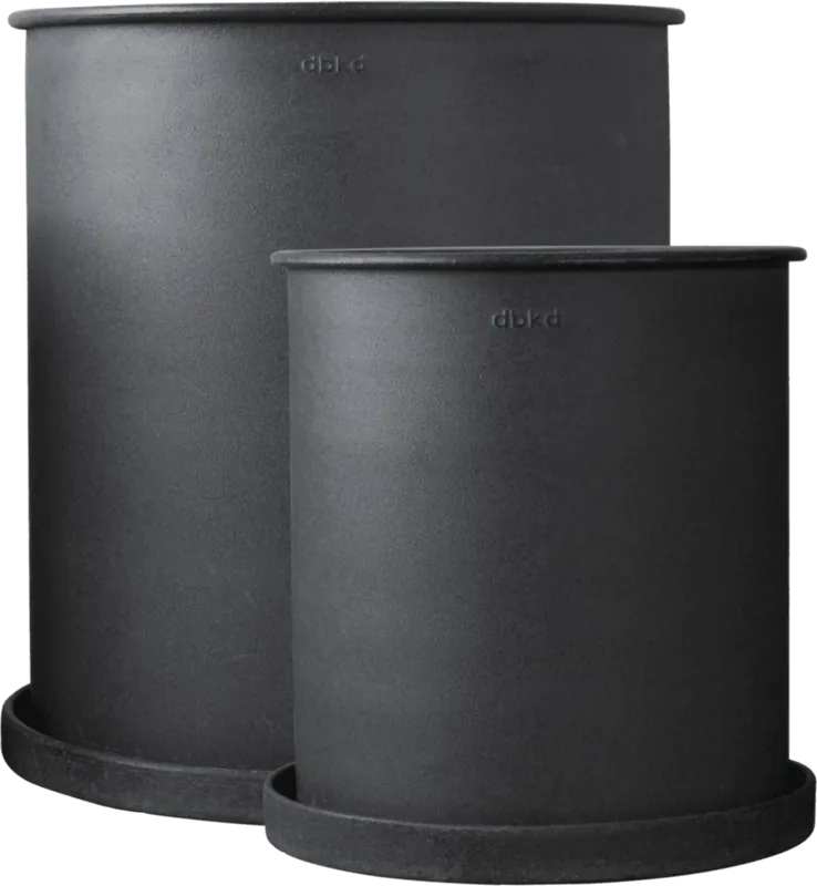 DBKD PLANT POT Large 2-Set, black - Shop nu