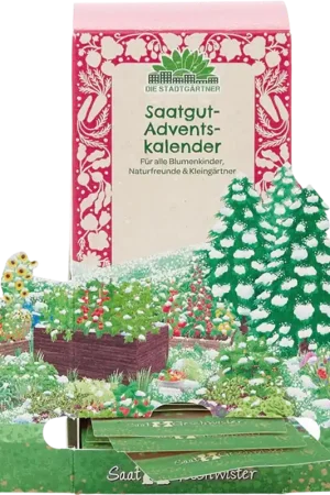 Snelle verzending | Die Stadtgärtner Adventskalender "Winterlandschaft"