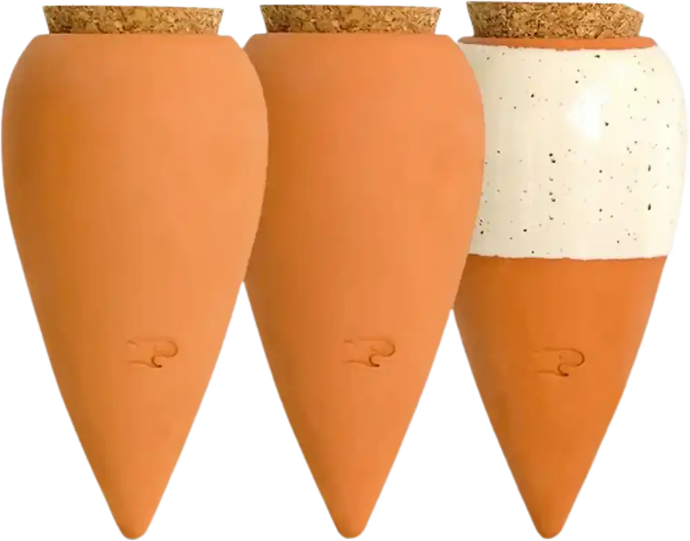 Aanrader | Pepin Mini-Ollas Trio, 2 Terracotta & 1 Speckled White