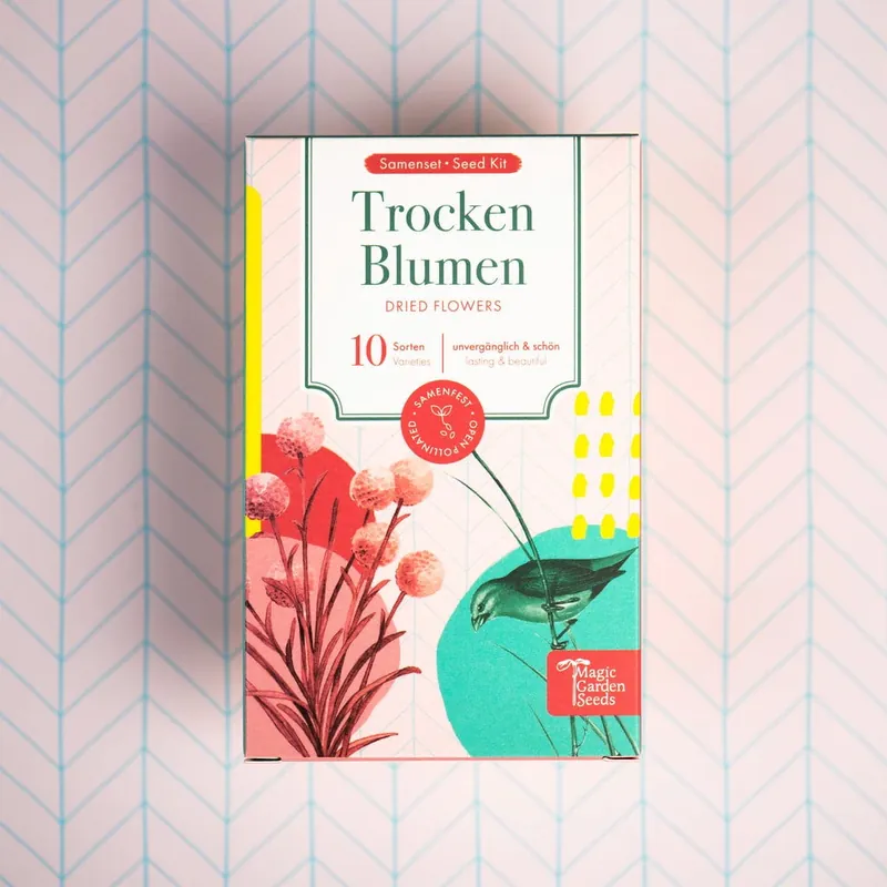 Korting | Magic Garden Seeds Droogbloemen - Zaadset voor Starters