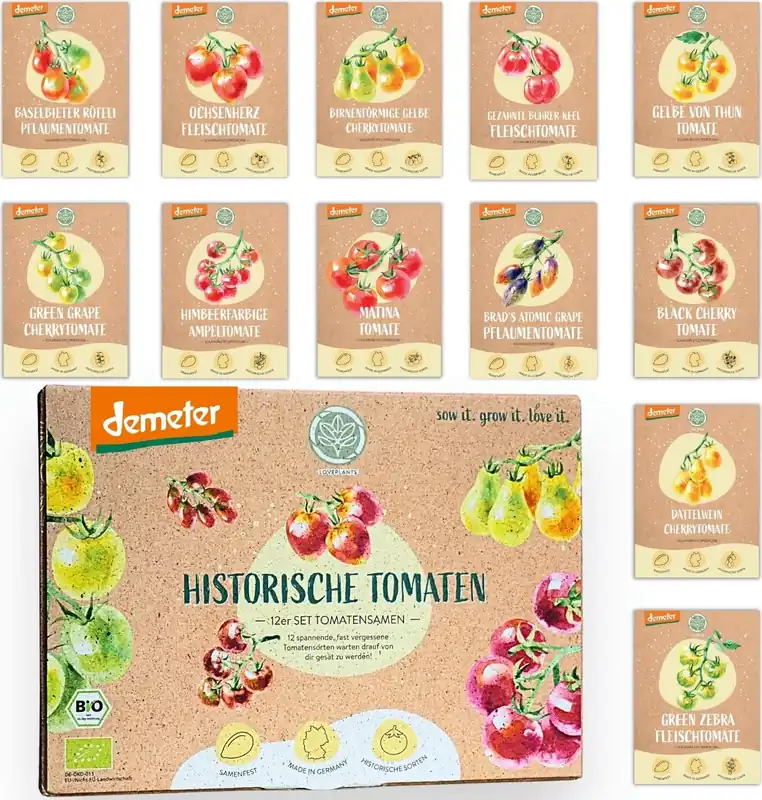 Speciale deal | LOVEPLANTS Demeter Historische Tomatenzaadset