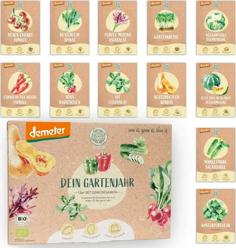 Bestel nu | LOVEPLANTS Demeter "Gartenjahr" Zaden Set
