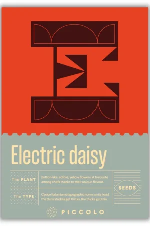 Piccolo Seeds E - Electric daisy - Champagneblad | Nieuw gelanceerd