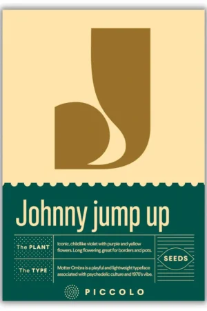 Net binnen | Piccolo Seeds J - Johnny Jump Up - Hoornviooltje