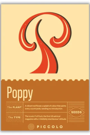 Veel gekozen - Piccolo Seeds P - Poppy - Klaproos