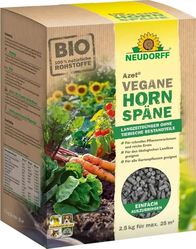 Neudorff Azet - Vegan Hoornspaanders, 2,50 kg | Nieuw binnen