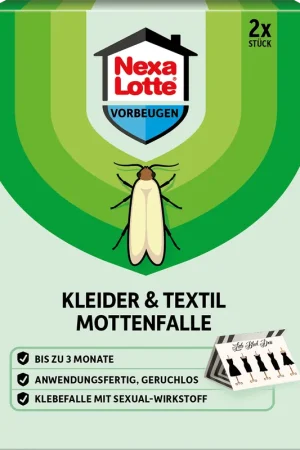Veilig winkelen - NexaLotte Kledingmottenval, 2 stuks