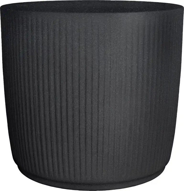 Aanrader | Scheurich Plantenbak Linetto - Stony Black, 40