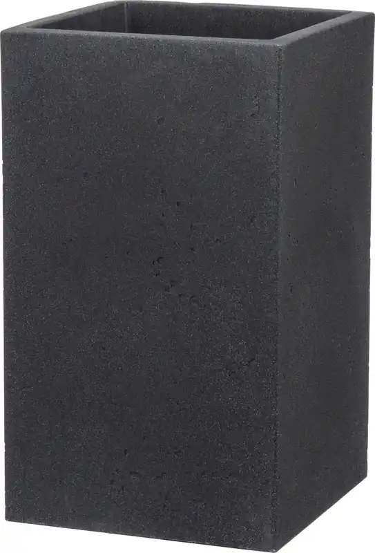 Premiumkwaliteit | Scheurich Plantenbak C-Cube High - Stony Black, H 70