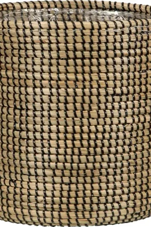 Scheurich Mandpot van Zeegras - Zwart, Ø 32 cm | Voordelig
