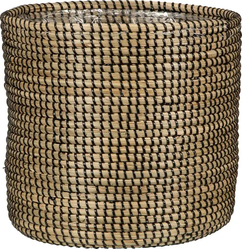Scheurich Mandpot van Zeegras - Zwart, Ø 32 cm | Voordelig