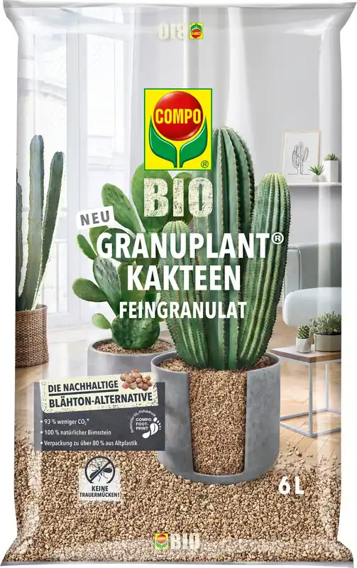 COMPO Granuplant - Korrels voor Cactussen, 6 L | Lage prijs