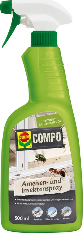 Direct van de fabrikant - COMPO Mieren- en Insectenspray, 500 ml