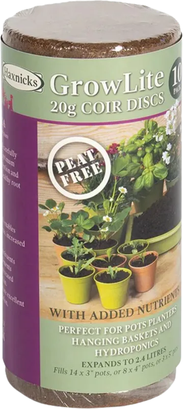 Haxnicks Growlite Coir Based Growing Medium, 20 g | Direct leverbaar