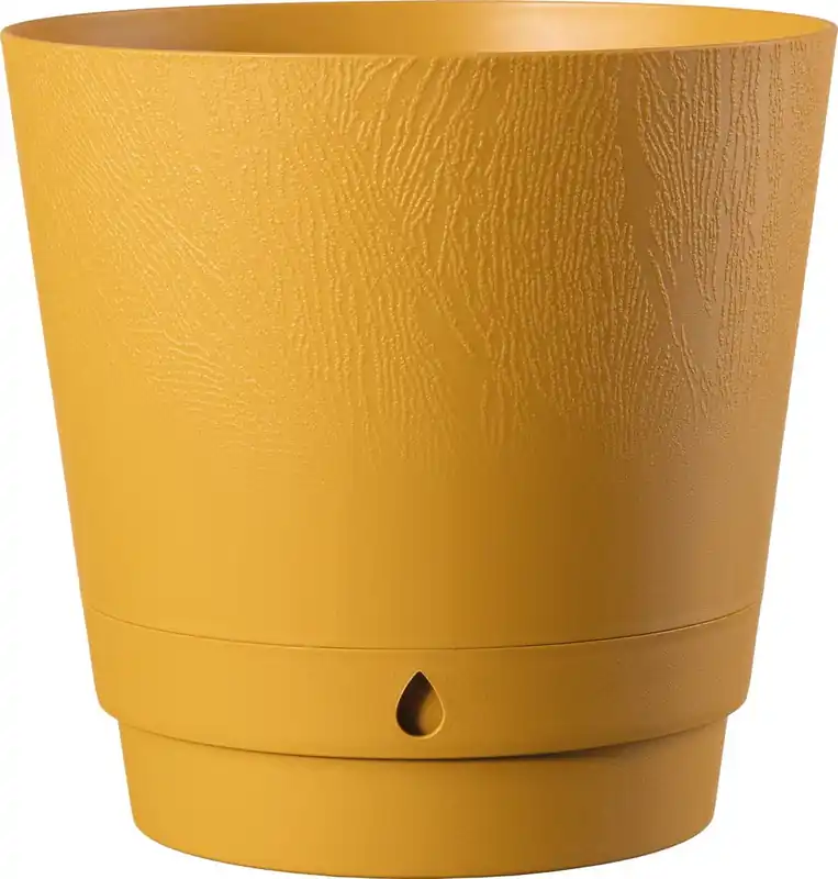 Deroma Dune - Bloempot Goudgeel, 15 cm | Eenvoudig retourneren