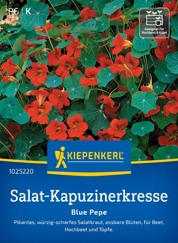 Kiepenkerl Salade Oost-Indische Kers - Blue Pepe - Gratis retourneren
