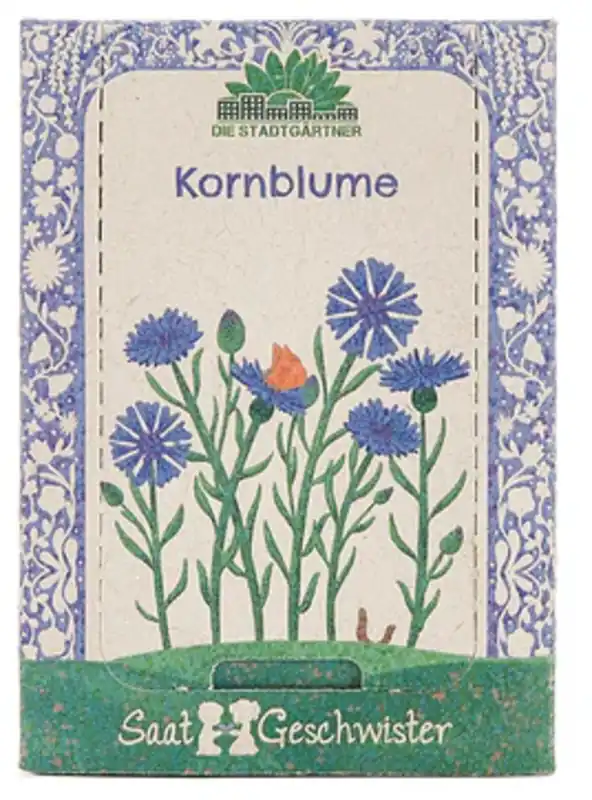Nieuw in het assortiment - Die Stadtgärtner Zaden - Korenbloem