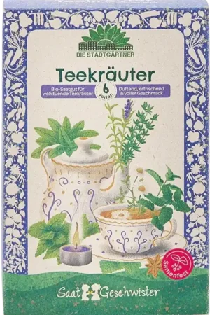 Aanrader - Die Stadtgärtner Saatgeschwister - Zaadset Thee Kruiden BIO