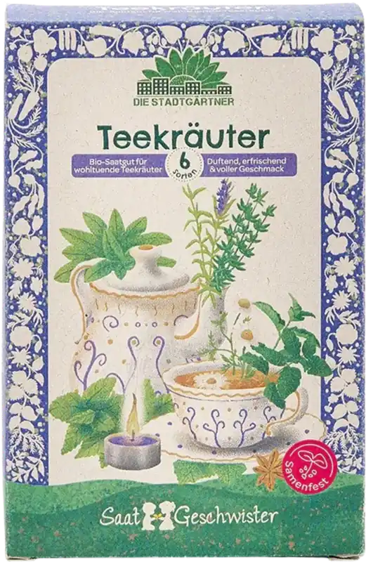 Aanrader - Die Stadtgärtner Saatgeschwister - Zaadset Thee Kruiden BIO