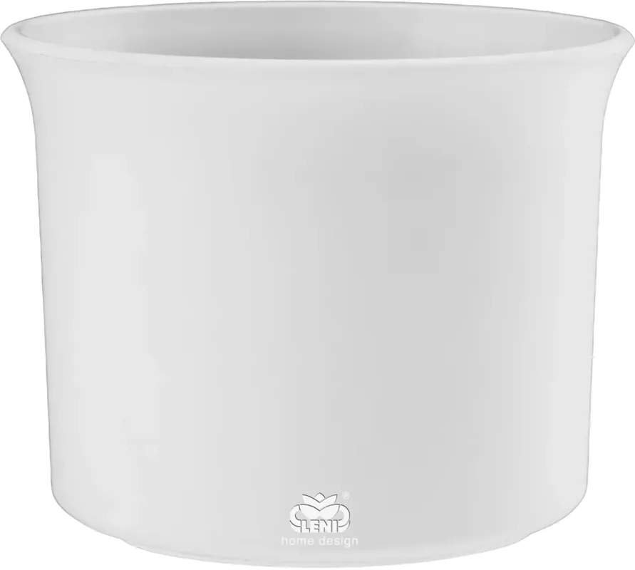 Scherp geprijsd - LENI Atlas Bloempot - Wit, ⌀ 10 cm H 7,5 cm
