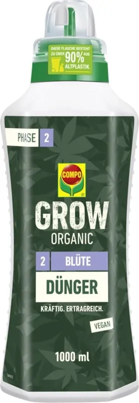 COMPO Grow Organic Spezialdünger - Bloei, 1 L - Scherpe prijs