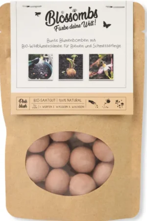 Blossombs Kleurrijke Bloembommen met Biologische Zaden, Blush Pink | Korting