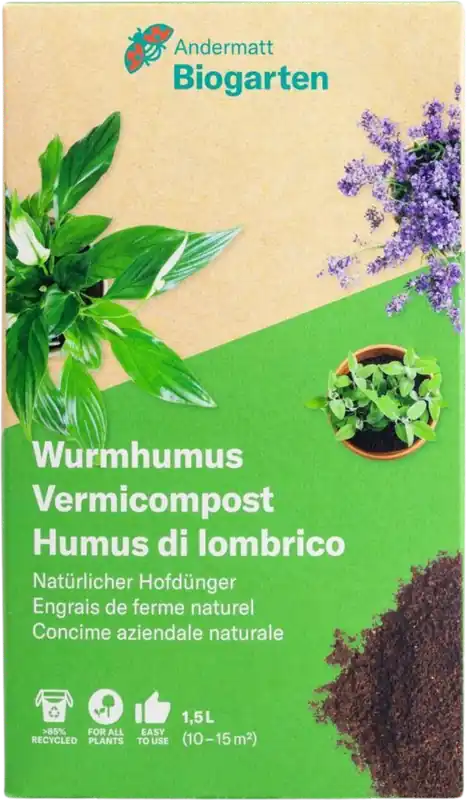 Andermatt Biogarten Wormhumus, 7,5 Liter - Speciale aanbieding