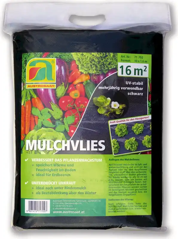 Flitsaanbieding | AUSTROSAAT Mulchvlies, 16 m²