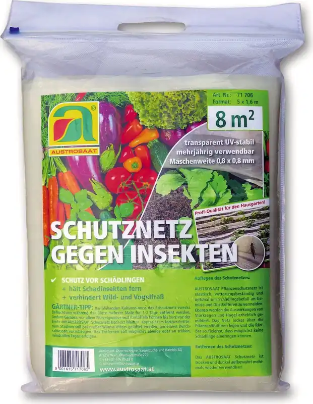Fabrieksprijs | AUSTROSAAT Insectenwerend Net, 8 m²