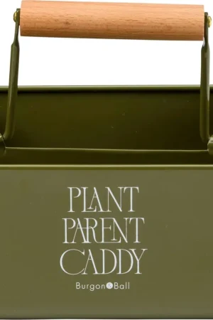 Voorraad bijna op - Burgon & Ball Caddy "Plant Parent" - Olijf "Collector"