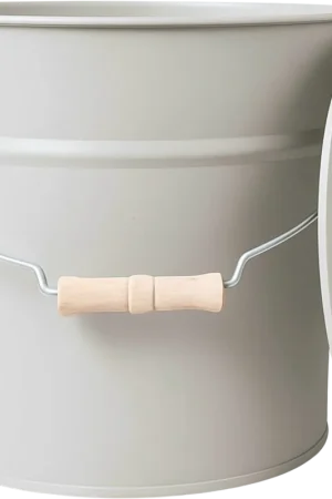 Bestelbaar - Livlig Metalen Emmer met Deksel, 12L, Mosgrijs