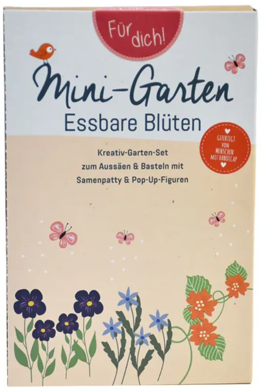 Wunderle Mini Tuin Eetbare Bloemen - Creatieve Pop-Up Tuinset | Outlet