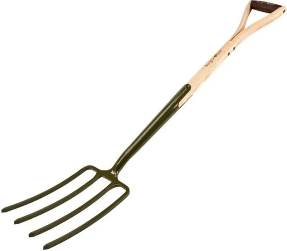 Premiumkwaliteit - Burgon & Ball Tuinvork "BoronGreen" - RHS