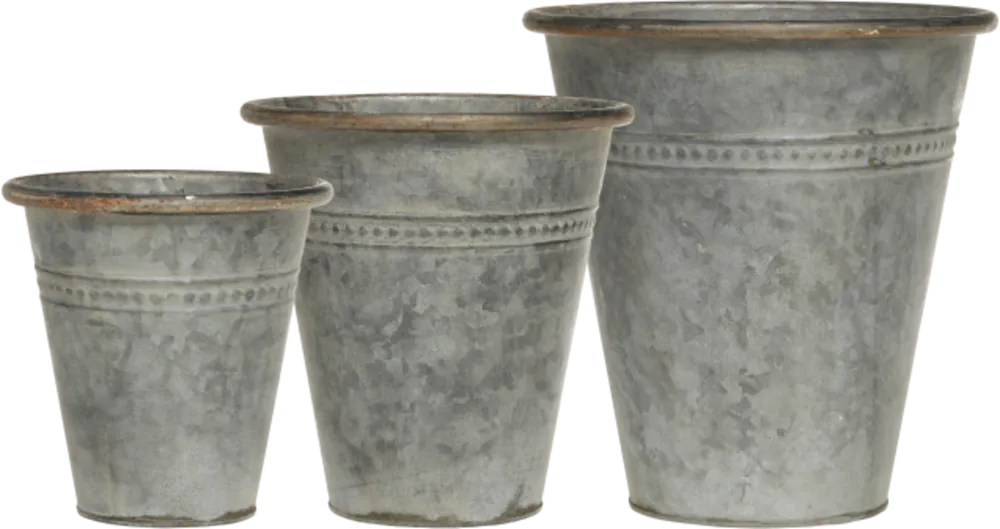 Chic Antique Bloempot Set van 3 - Zeer goed beoordeeld