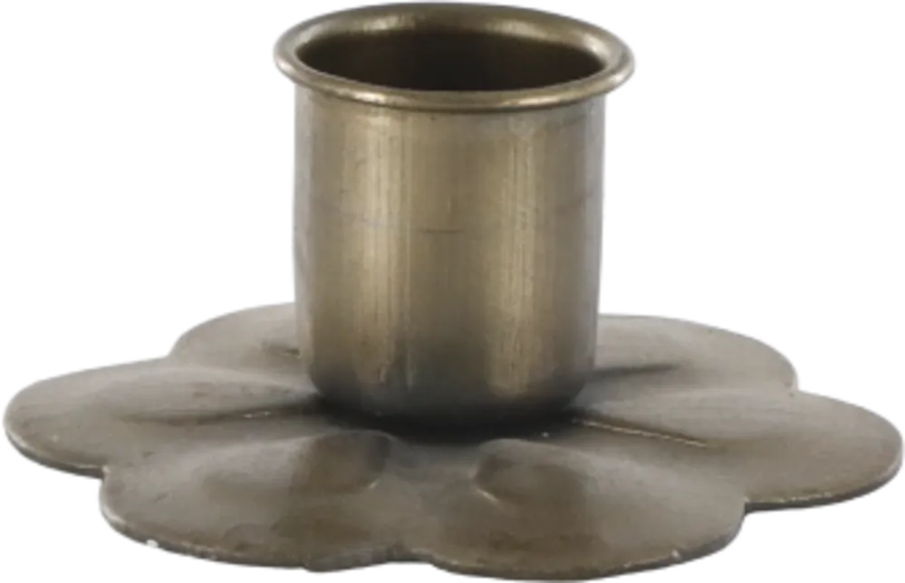 Direct kopen | Chic Antique Kandelaar voor Mini Staafkaarsen "Flower"