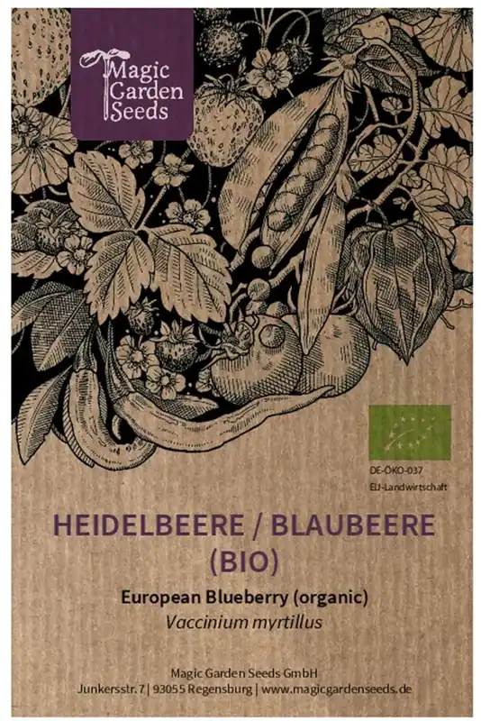 Magic Garden Seeds Biologische Blauwe Bes Zaden | Direct leverbaar