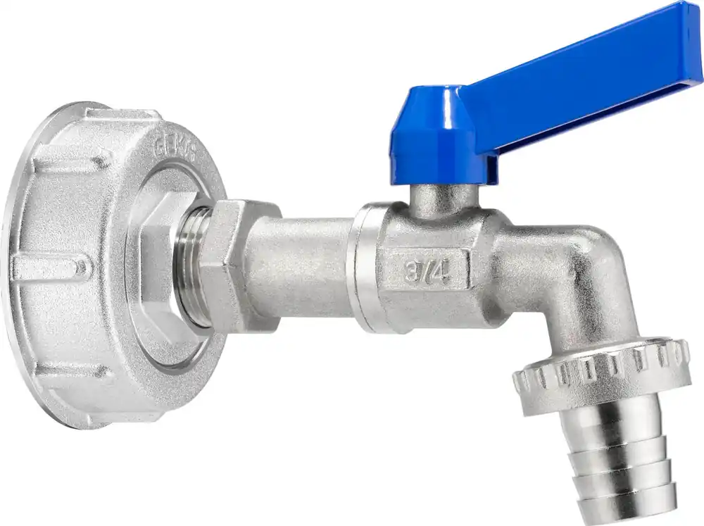 Rechtstreeks uit de fabriek | GEKA IBC-Adapterset Inclusief Kogelkraan Afloopventiel