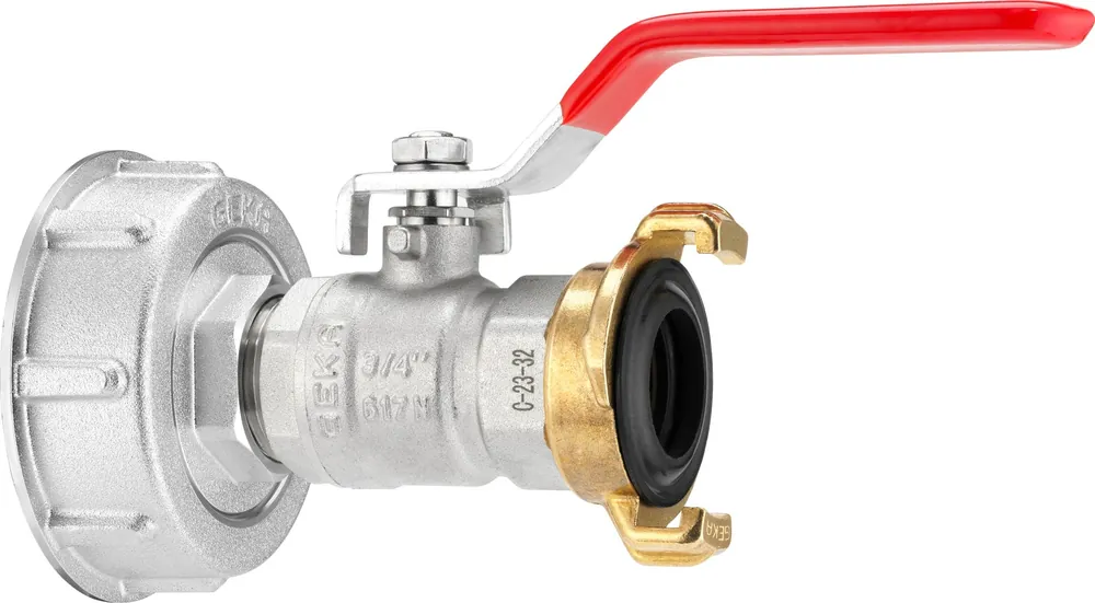 Extra korting - GEKA Plus IBC Adapterset Kogelkraan met Koppeling