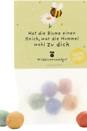 Die Stadtgärtner Complimenten - Pergamin - Hat die Blume einen Knick, war die Hummel wohl zu dick - Koop vandaag