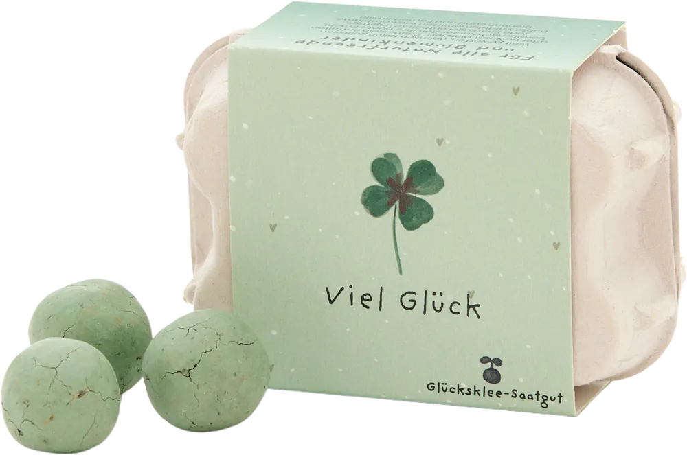 Die Stadtgärtner Complimenten - Kwarteldoos "Viel Glück" | Sale