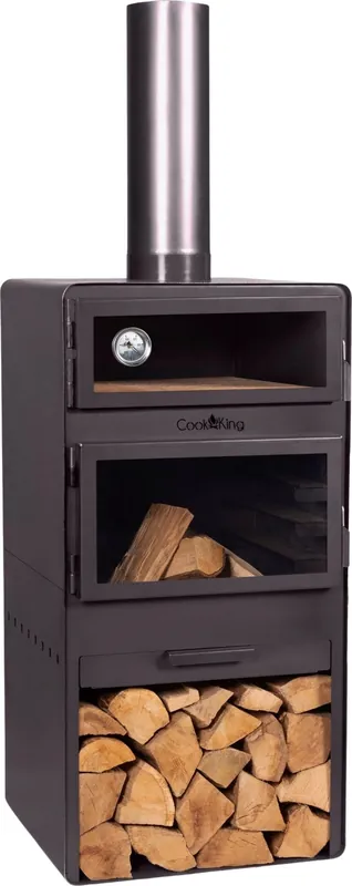 Beste prijs | CookKing Vento Plus Terrasverwarmer Inclusief Pizzaoven
