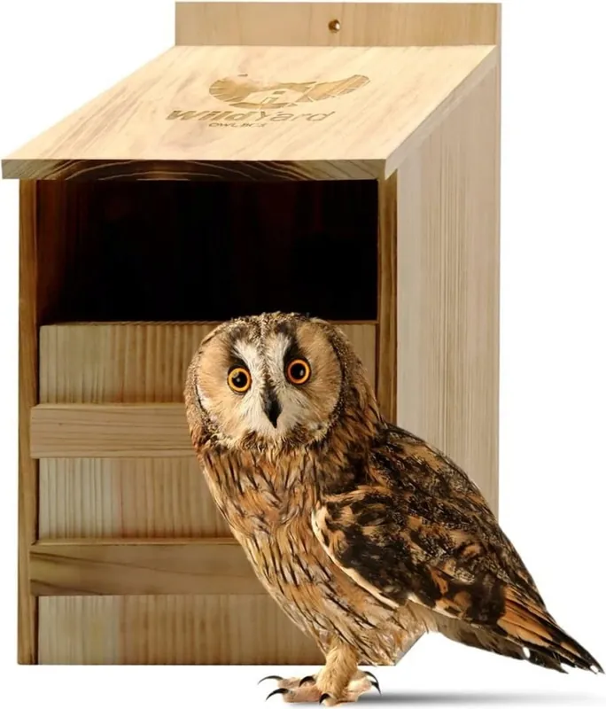 Wild Yard Nesting Box for Owls - Actie